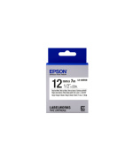 Epson Label Cartridge Vinyl LK-4WBVN Black/White 12mm (7 metres)