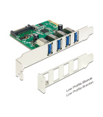 Delock PCI Express Karta > 4 x USB 3.0 +low profile