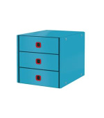 LEITZ Zásuvkový box  Click&Store COSY, 3 zásuvky, klidná modrá