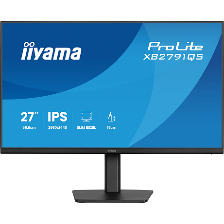 iiyama ProLite/XB2791QS-B1/27"/IPS/QHD/75Hz/1ms/Černá/3R