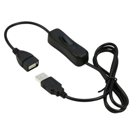 PremiumCord prodluž. s vyp. USB M/F 1m