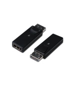 Digitus DisplayPort adapter, DP - HDMI type A M/F, w/interlock, DP 1.1a, Full HD, CE, bl