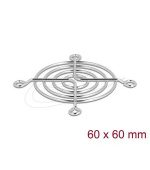 Delock Mřížka ventilátoru, 60 x 60 mm, stříbrná
