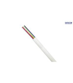 DATACOM Telefonní kabel 6-žilový lanko 100m bílý