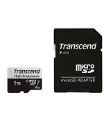 Transcend 1TB microSDXC 350V UHS-I U1 (Class 10) High Endurance paměťová karta, 100MB/s R, 85MB/s W