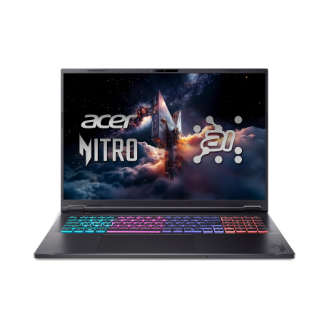 Acer Nitro 18 AI/AN18-61-R3GE/AI9-365/18"/2560x1600/32GB/1TB/RTX 5070Ti/W11H/Black/2R