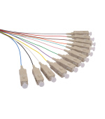 Pigtail 50/125 SCupc MM OM3 1,5m balení 12ks barvy