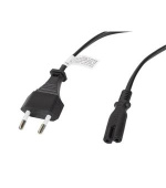 LANBERG CEE 7/16 na IEC 320 C7 EURO (RADIO) POWER CORD 1.8M černý