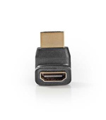 Nedis CVGB34902BK - HDMI™ Adaptér Úhlový 270° | HDMI Konektor - HDMI Zásuvka | Černá barva