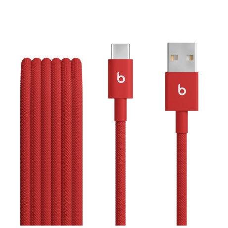 Beats USB-A / USB-C Woven Cable (1.5m)- Rapid Red