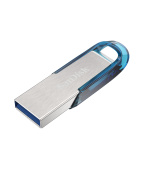 SanDisk Ultra Flair/64GB/USB 3.0/USB-A/Modrá