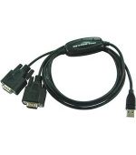 PremiumCord USB - 2x RS 232 převodník