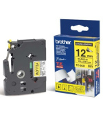 Brother - TZe-S631 žlutá / černá (12mm,lamin.,extr. adhez.)