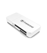 Transcend RDF5 USB 3.0 čtečka paměťových karet SDHC (UHS-I)/SDXC (UHS-I)/microSDHC (UHS-I)/microSDXC (UHS-I), bílá
