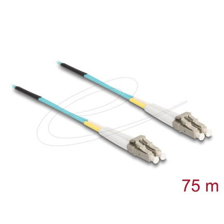 Delock Optický kabel LC Duplex na LC Duplex, multimód, OM3, 75 m