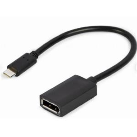 GEMBIRD USB Type-C na DisplayPort adaptér kabel 4K, 15 cm, černý