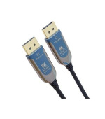 PremiumCord 8K Optický DisplayPort 1.4 přípojný kabel M/M, zlacené konekt. 20m