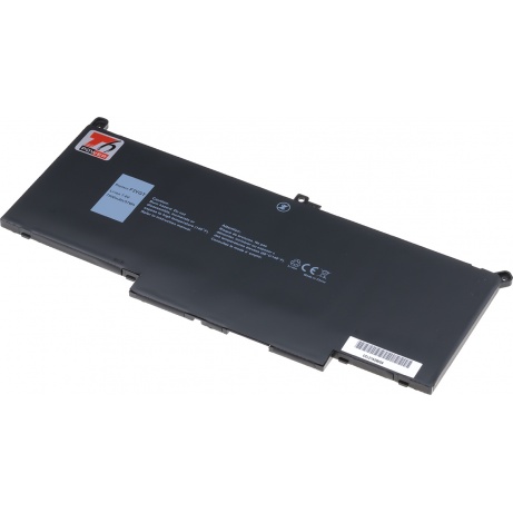 Baterie T6 Power pro Dell Latitude 7280, 7290, 7380, 7390, 7480, 7490, 7500mAh, 57Wh, 4cell, Li-pol