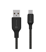 Tactical Stitch Thread Cable USB-A/USB-C 1m Black