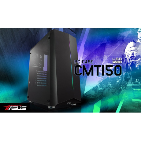 BOHEMIAPC - ASUS  Herní i3-10100 4x4.3GHz, 480 GB SSD, GTX1650 4GB DDR6 , 8GB DDR4 RAM, WIN 11 pro OEM - BCi310100SSD480GTX1650