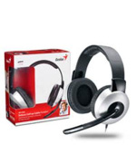 Genius headset - HS-05A (stereo sluchátka + mikrofon), svinovací kabel