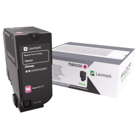 Lexmark CX/CS/ 727,728 Magenta Toner Cartridge 75B0030 - 10 000 str.