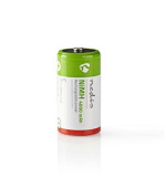 Nedis BANM40HR142B - Dobíjecí Ni-MH Baterie C | 1.2 V | 4000 mAh | 2 kusů | Blistr