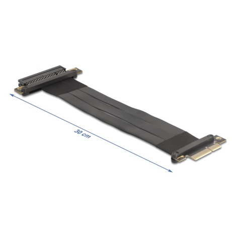 Delock Riser karta PCI Express 3.0, ze zástrčky x4 na slot x8, s kabelem, délka 30 cm