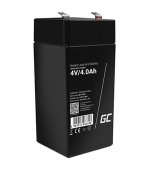 Green Cell AGM VRLA 4V 4Ah maintenance-free battery for the alarm system, cash register, toys