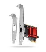 AXAGON PCEE-GIX, PCIe síťová karta - 1x Gigabit Ethernet port (RJ-45), Intel i210AT, PXE, vč. LP