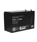 Green Cell AGM VRLA 12V 7Ah maintenance-free battery for UPS units
