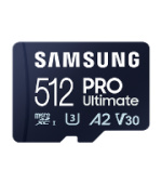 Samsung PRO Ultimate/micro SDXC/512GB/UHS-I U3 / Class 10/+ Adaptér/Modrá