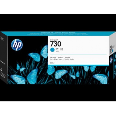 HP 730 300-ml Cyan Ink Cartridge 