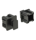Delock Prachová záslepka pro Mini SAS HD SFF 8644 samice s uchopením 10 kusů černá