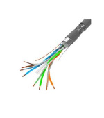 LANBERG LAN KABEL CAT.6 SFTP 305M PEVNÝ CU ŠEDÝ CPR + FLUKE PASSED