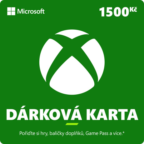 ESD XBOX - Dárková karta Xbox 1500 Kč