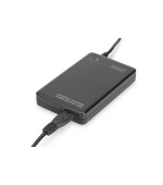 Digitus univerzální napájecí adaptér pro notebooky 90W, SuperSlim, LED display, USB port (5V / 2A), 11xTip