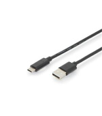 Ednet Připojovací kabel USB typu C, typ C na A M/M, 3,0 m, 3A, 480 MB, verze 2.0, bl