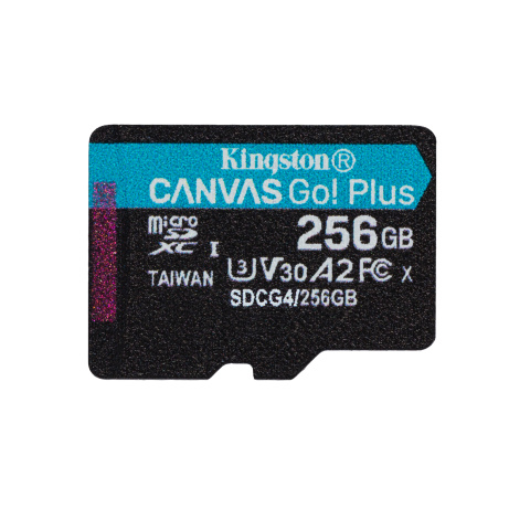 Kingston Canvas Go Plus A2/Micro SDXC/256GB/UHS-I U3 / Class 10