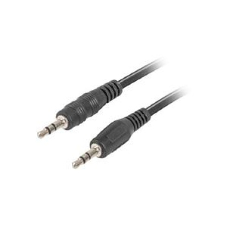 LANBERG Minijack 3.5mm M / M 3 PIN kabel 1,2m, černý