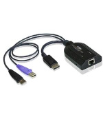 ATEN USB DisplayPort Virtual Media KVM Adapter with Smart Card Support