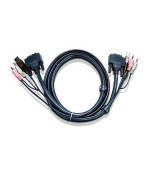 ATEN int.kabel pro KVM USB, DVI, audio, 1,8m pro CS1768, Dual Link