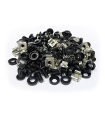 DATACOM Montážní sada  M6  (50ks / bal.) - 12mm BLACK