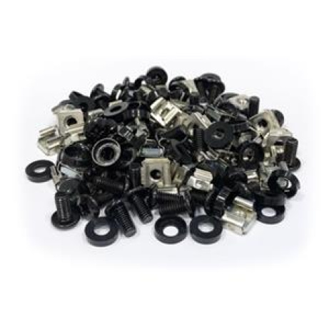 DATACOM Montážní sada  M6  (50ks / bal.) - 12mm BLACK