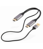 GEMBIRD Kabel aktivní adaptér HDMI samec na DisplayPort samec