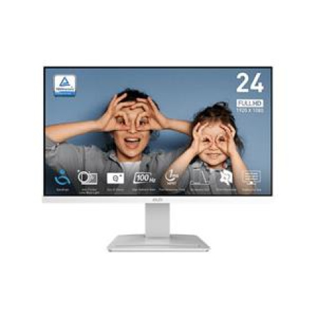 MSI monitor PRO MP2412W, 23,8" VA/1920 x 1080 FHD/100Hz/1ms/HDMI/DP/bílá