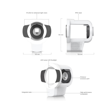 Ubiquiti UACC-Pro-Bullet-Enhancer-W, Pro Bullet Enhancer, bílá