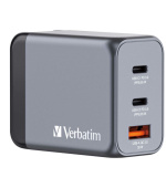Cestovní adaptér Verbatim GNC-65,2xUSB-C 65W,USB-A