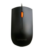 Lenovo 300/Kancelářská/Optická/1 600 DPI/Drátová USB/Černá
