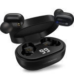 CONNECT IT True Wireless SensorTouch sluchátka do uší s mikrofonem, ČERNÁ